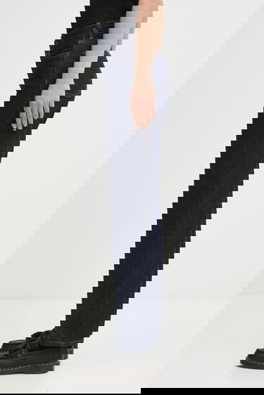 Дънки Carhartt WIP Noxon Pant high waist straight leg Тъмно синьо | I031920.102, 1