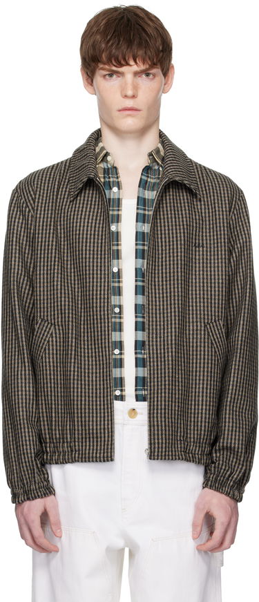 Яке A.P.C. A.P.C. Gilbert Houndstooth Zip Jacket Кафяво | WOASP-M32018, 0