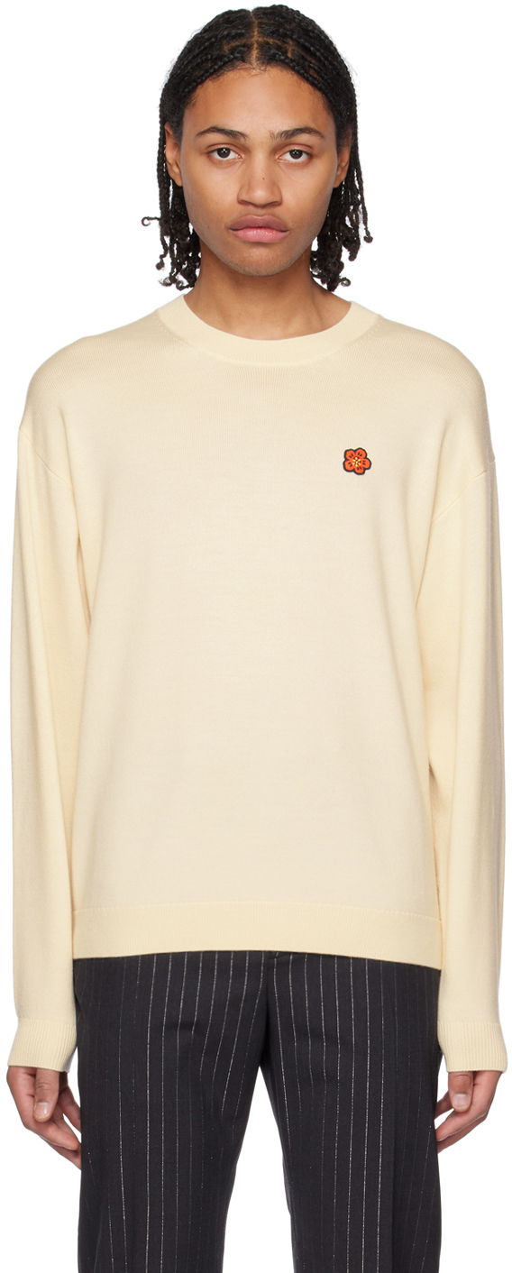 Пуловер KENZO Paris Boke Flower Бяло | FD55PU3813LB, 0