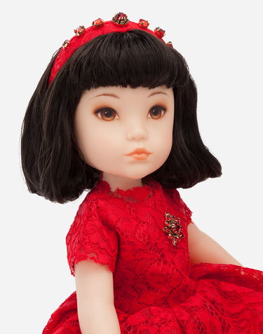 Flexstyle Dolce & Gabbana Lace Dress Doll Червено | LCJA18G7VAWS9000, 1