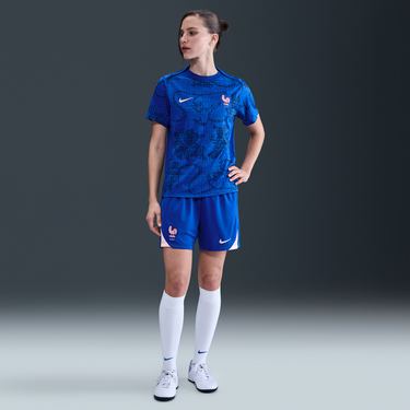 Фланелка Nike FFF Academy Pro Dri-FIT Short Sleeve Pre-Match Top Синьо | FZ9732-438, 1