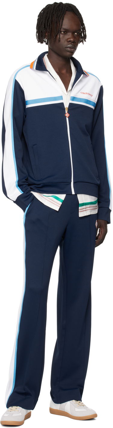 Яке Casablanca Casablanca Pique Track Jacket Тъмно синьо | MPF25-JTP-391-01, 3