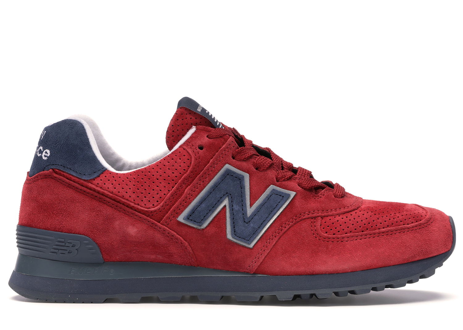 Кецове и обувки New Balance 574 MiUSA Gym Red Червено | US574XAD, 0