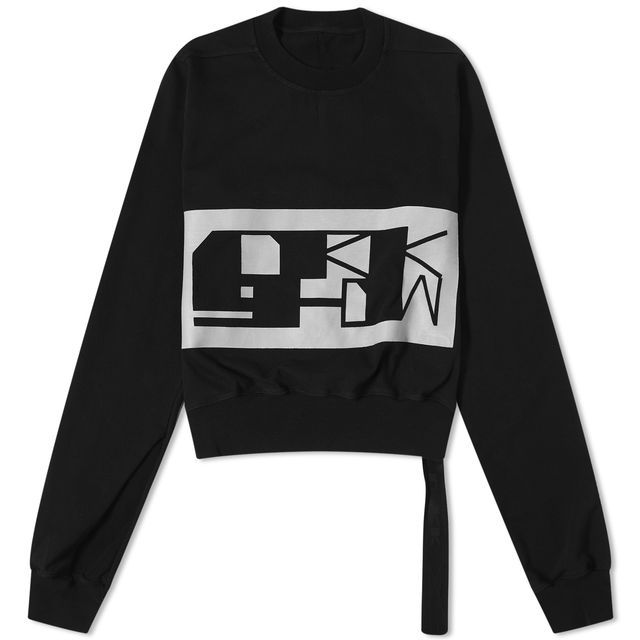 Rick Owens DRKSHDW Cropped Sweatshirt