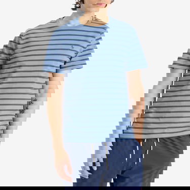 Тениска Polo by Ralph Lauren Stripe Crewneck Short Sleeve T-Shirt Синьо | 710938134008-BLU, 2