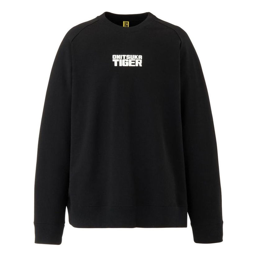 Пуловер Onitsuka Tiger Onitsuka Tiger Men's Crewneck Sweatshirt Черно | 2183B404-001