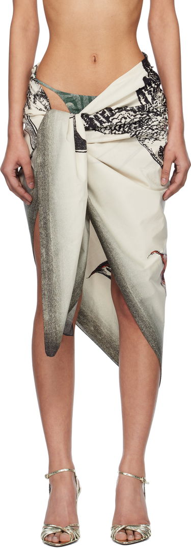 Пола Jean Paul Gaultier Jean Paul Gaultier 'The Tattoo Bird' Wrap Skirt Многоцветен | 25/34-U-JU174-C595-030030, 0