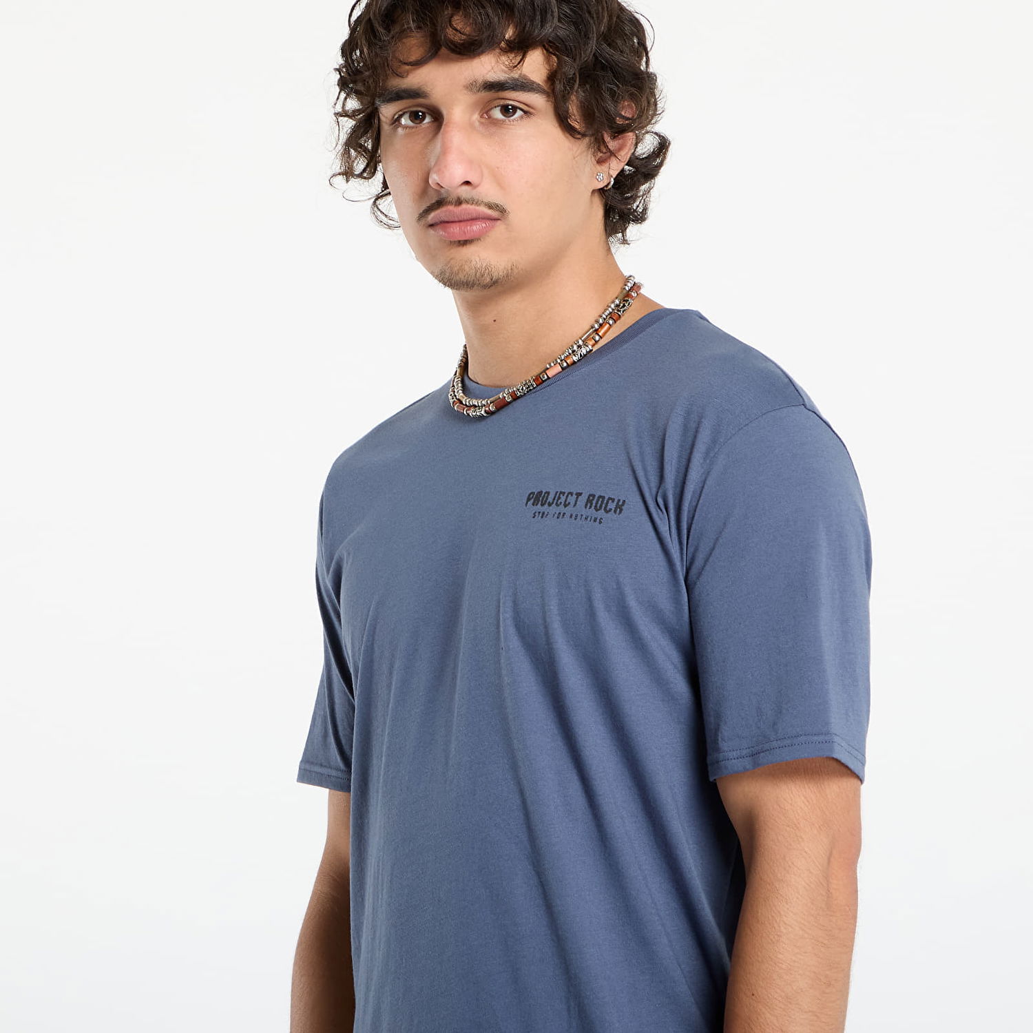 Тениска Under Armour Project Rock Q3 SS T-Shirt Синьо | 6005026-044, 1