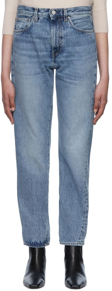 Дънки TOTEME TOTEME Twisted Seam Jeans Синьо | 222-232-741, 0