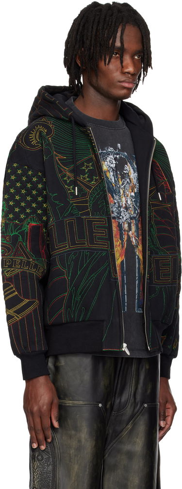 Суитчър Who Decides War Who Decides War Pelle Pelle Edition Monument Zip-Up Hoodie Черно | 1110620030SS25, 1