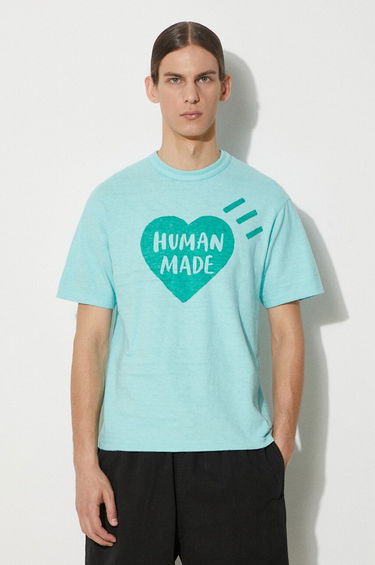 Тениска Human Made Graphic Print T-Shirt Тюркоазено | HM27CS006, 0