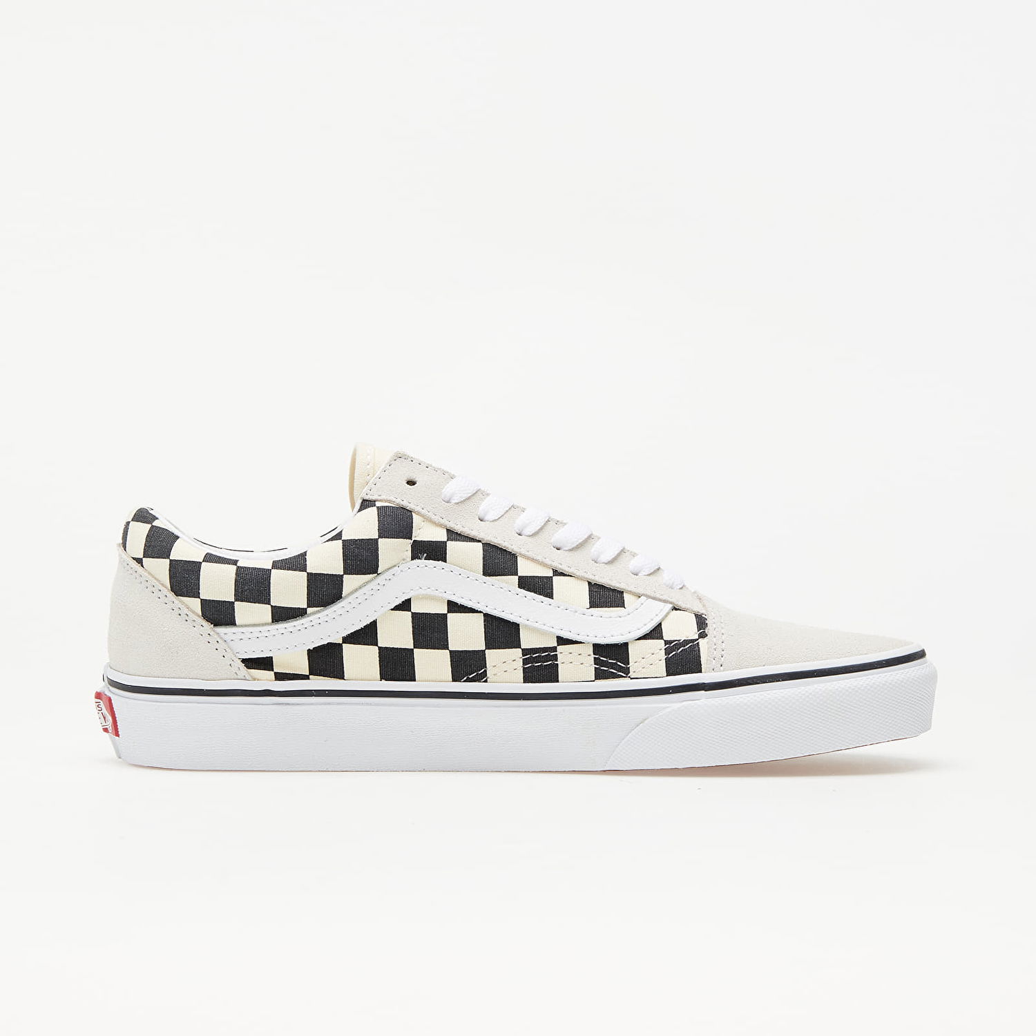 Кецове и обувки Vans Old Skool Checkerboard Бяло | VN0A38G127K1, 1