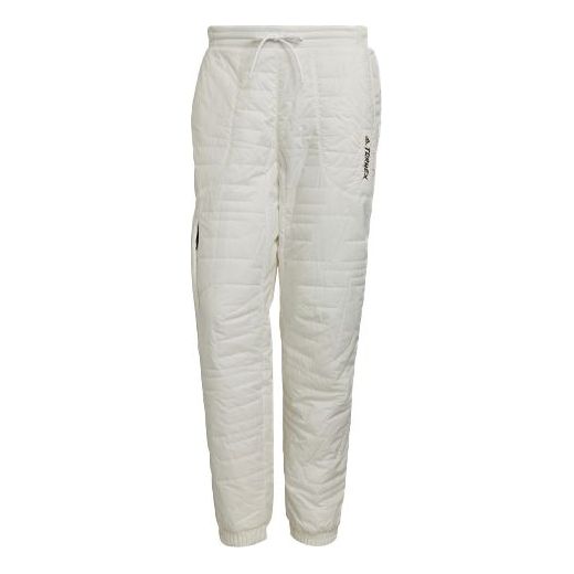 Карго панталони adidas Performance Terrex Outdoor Stay Warm Bundle Feet Pants Бяло | GQ3681