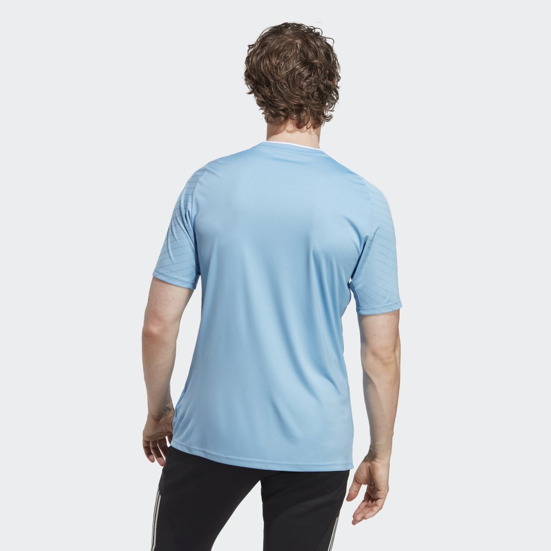 Фланелка adidas Performance Men's Short Sleeve Training Jersey Синьо | IC1237, 1