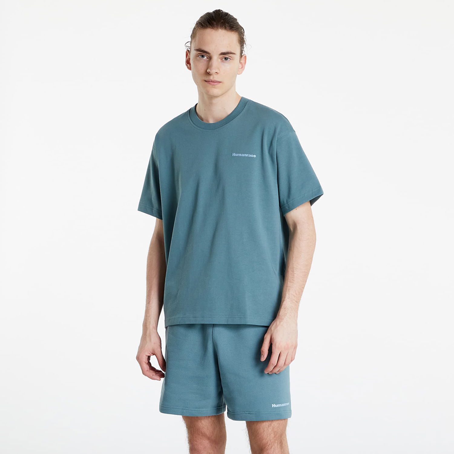 Тениска adidas Originals x Pharrell Williams Humanrace Tee Зелено | HI2957, 1