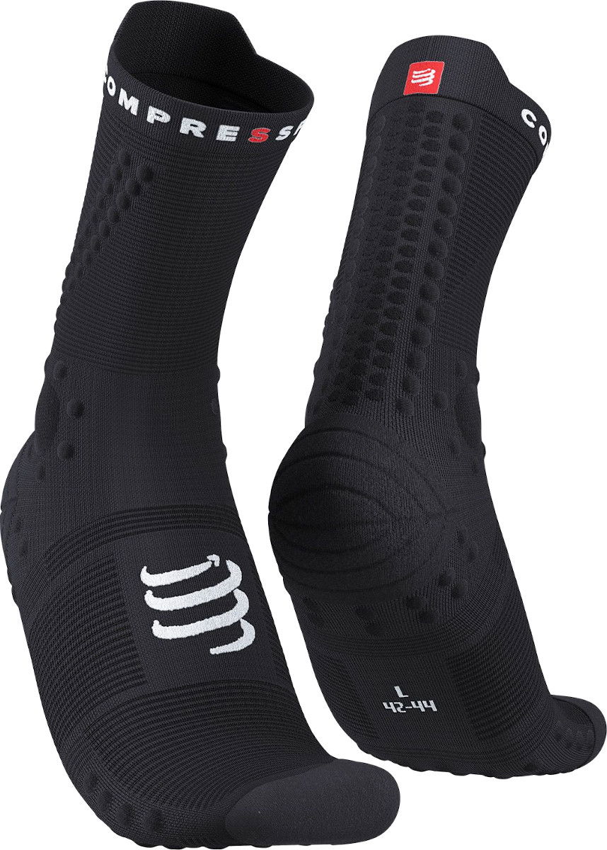 Чорапи Compressport Pro Racing Socks v4.0 Trail Socks Черно | xu00048b-990, 0