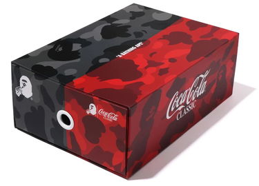 Кецове и обувки BAPE Coca-Cola x Skull Sta "Red Black" Червено | 1J73191917, 6