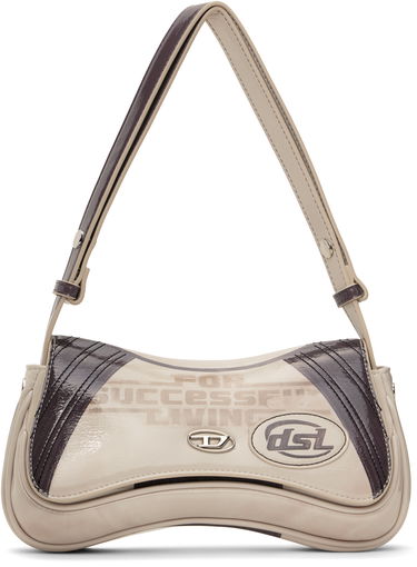 Чанта през рамо Diesel Diesel Play Glossy Clutch Bag Бежово | X10202 P8071, 0