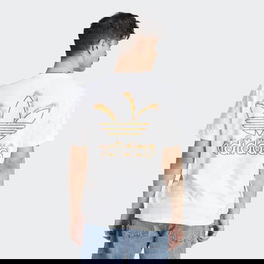 Тениска adidas Originals Graphics Fire Trefoil Tee Бяло | II8177, 3