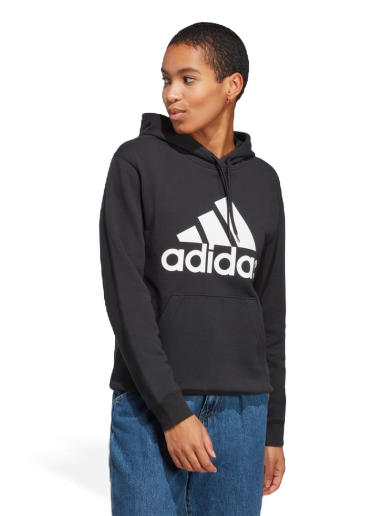 Суитчър adidas Originals Essentials Big Logo Regular French Terry Hoodie Черно | IC6895