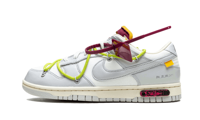 Кецове и обувки Nike Off-White x Dunk Low ''Lot 08 of 50'' Бяло | DM1602-106, 0