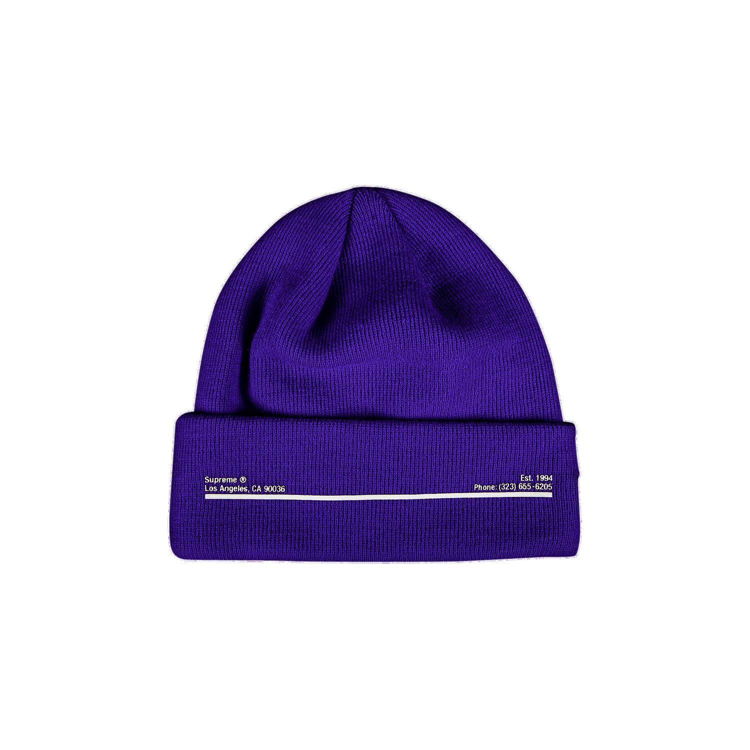 Шапка Supreme New Era x Shop Beanie - Los Angeles Лилаво | FW20BN36C PURPLE, 0