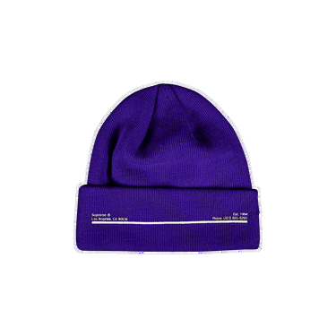 Шапка Supreme New Era x Shop Beanie - Los Angeles Лилаво | FW20BN36C PURPLE, 0