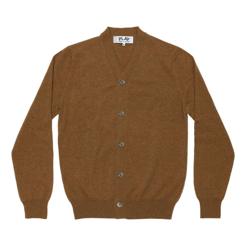Пуловер Comme des Garçons PLAY Cardigan Pastel Series Кафяво | AZ-N092-051-3