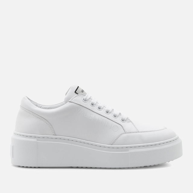 Women's Baraga Summer Embossed Leather Flatform Trainers - UK 8