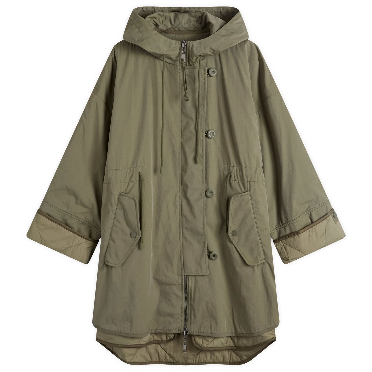 Парка Max Mara Weekend Max Mara Hooded Parka UK 10 Зелено | 2425026051600-001, 1