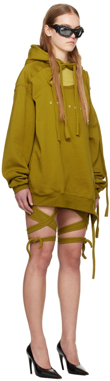 Суитчър Ottolinger Ottolinger Deconstructed Hoodie Зелено | 1503902, 1