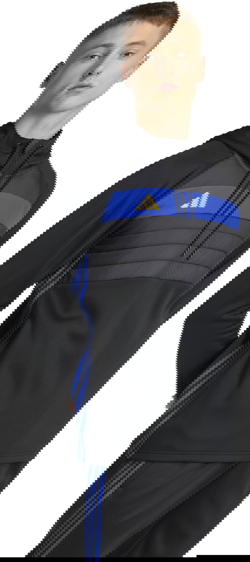 Суитчър adidas Originals Tiro25 Essentials Winterized Hooded Training Top Черно | jw4588, 1