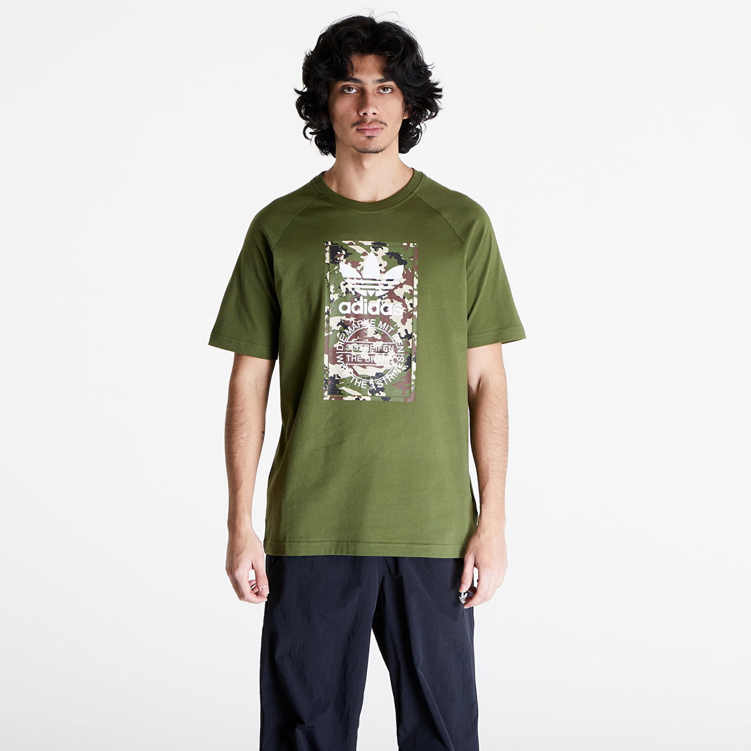 Тениска adidas Originals Camo Tongue Tee Green Зелено | IS0248, 0