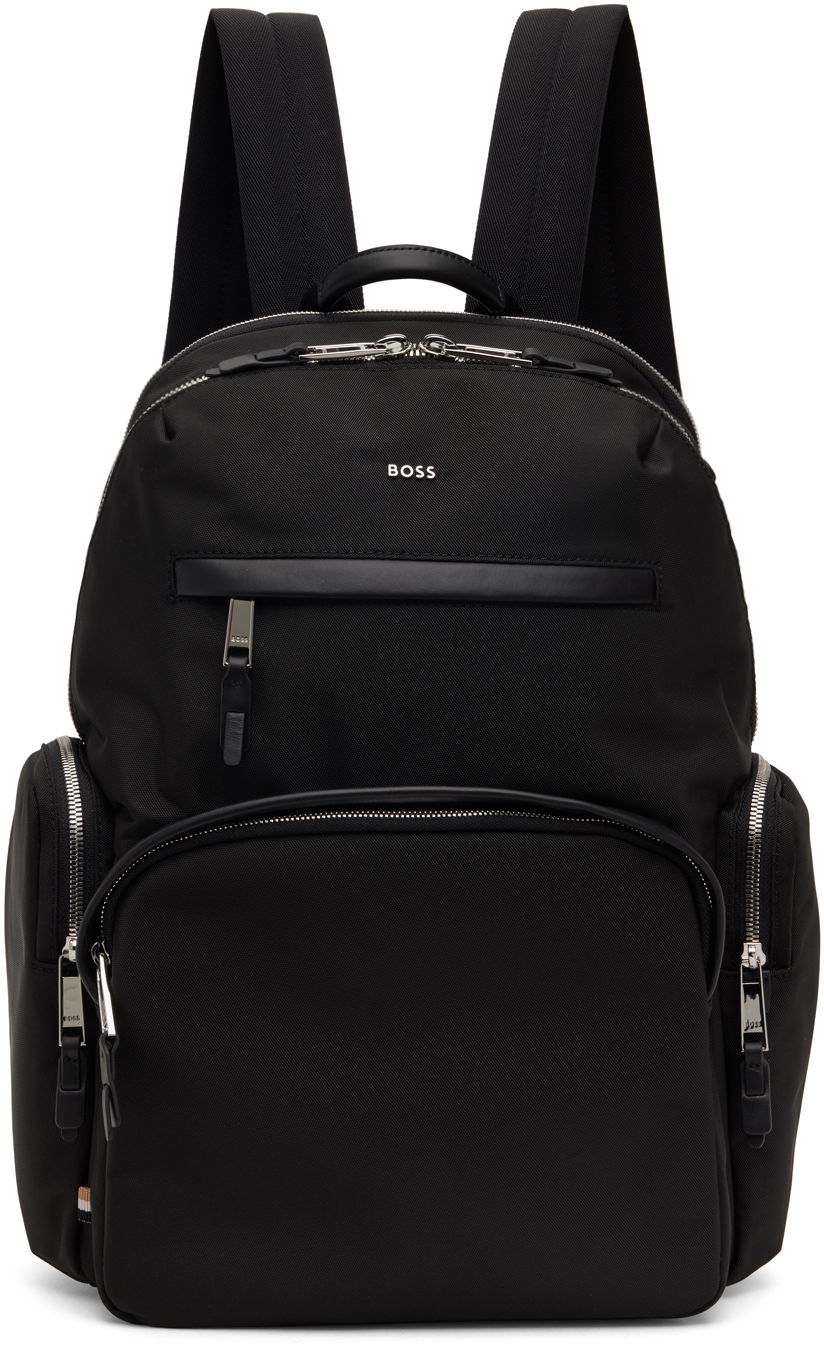 Раница BOSS Canvas Backpack Черно | 50536485