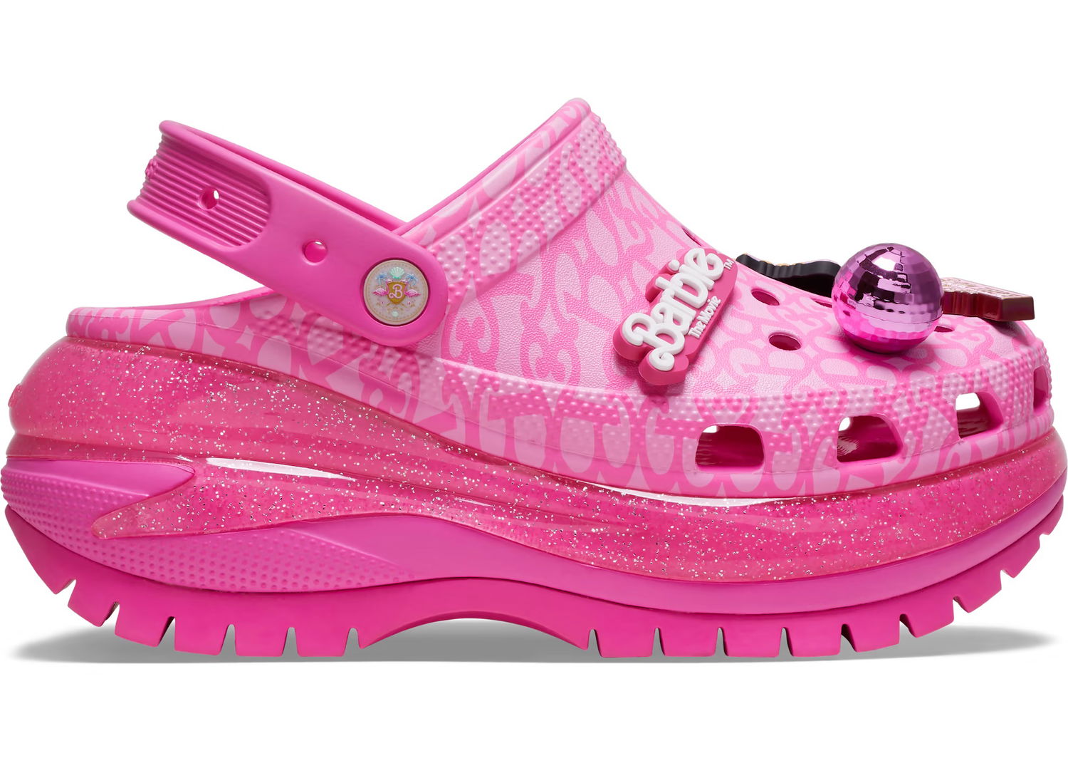 Кецове и обувки Crocs Classic Mega Crush Clog "Barbie The Movie" Розово | 209244-6QQ, 0
