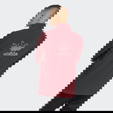 Яке adidas Originals Adicolor Classics Trefoil Teddy Fleece Бургунди | HR3347, 1