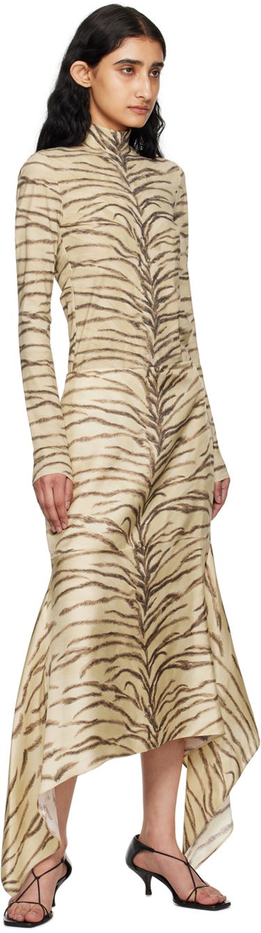 Pокля Stella McCartney Print Midi Skirt Бежово | 6301163ES210, 3
