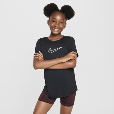 Тениска Nike Dri-FIT One Fitted Short Sleeve T-Shirt Черно | FZ5600-010, 0