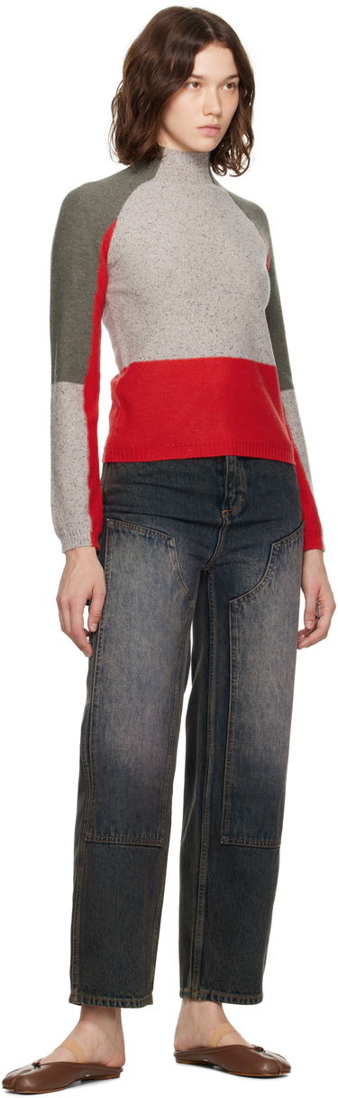 Пуловер Eckhaus Latta Eckhaus Latta Racer Color-Block Turtleneck Многоцветен | 8259-EL-PF25-W -, 3
