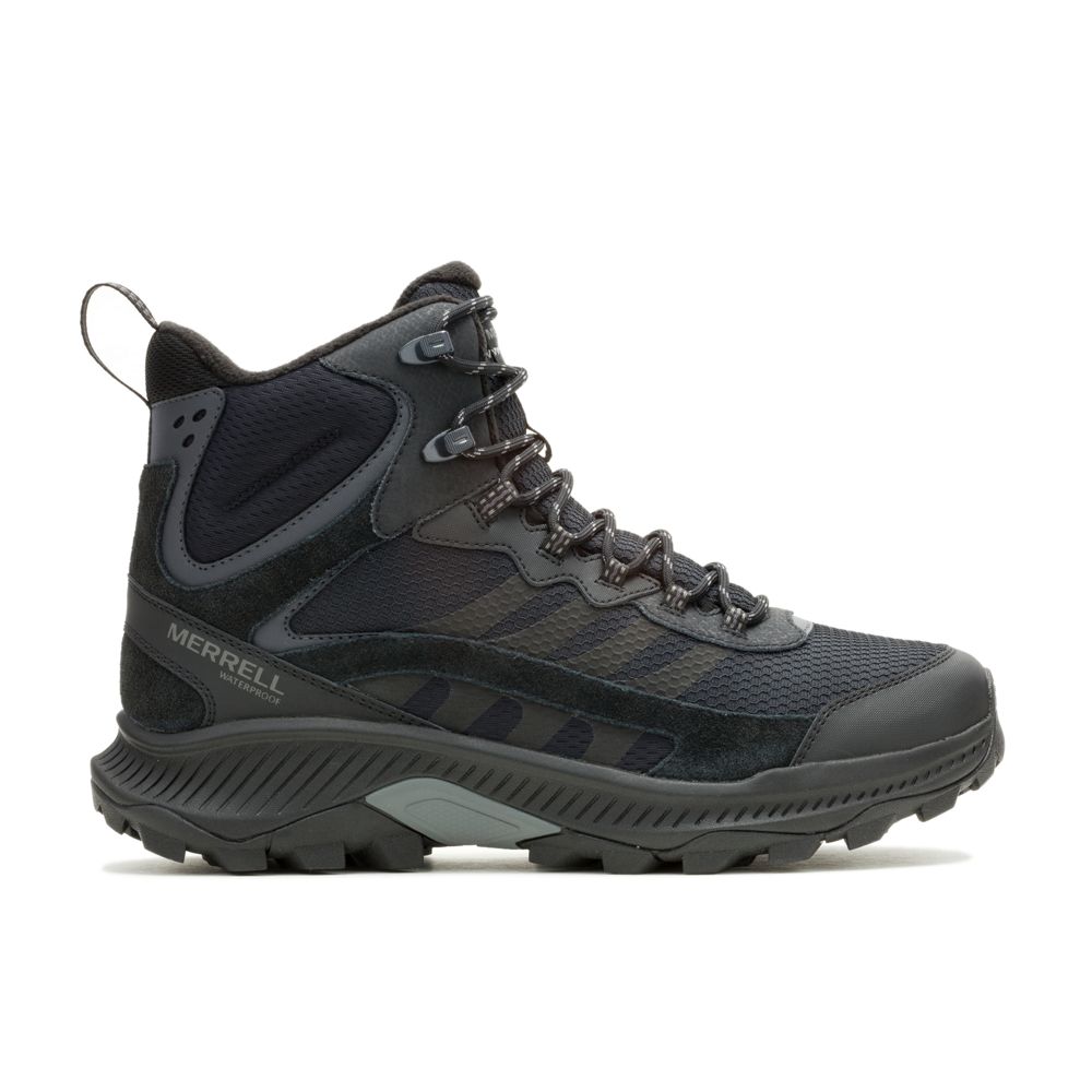 Кецове и обувки Merrell Speed Strike 2 Thermo Mid Waterproof Boots Черно | J037767, 0