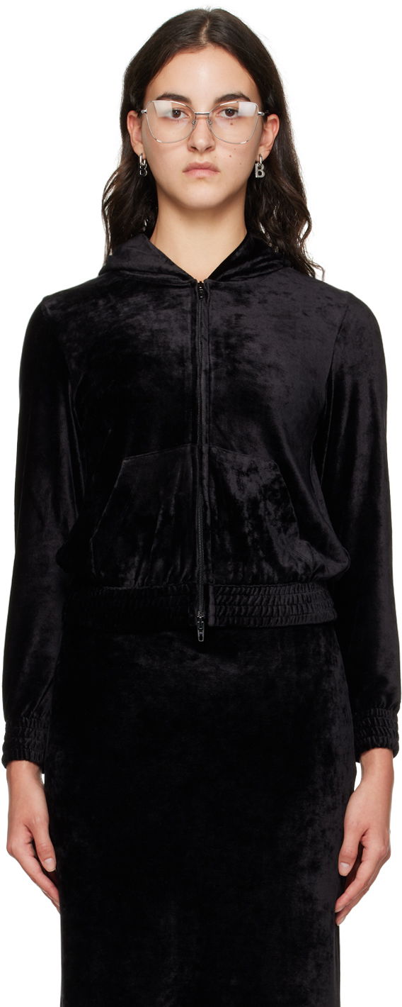 Суитчър Balenciaga BB Paris Strass Hoodie Черно | 751792 TOV10, 0