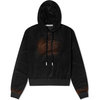 Суитчър Acne Studios Velour Logo Hoodie Черно | CI0162-900, 1