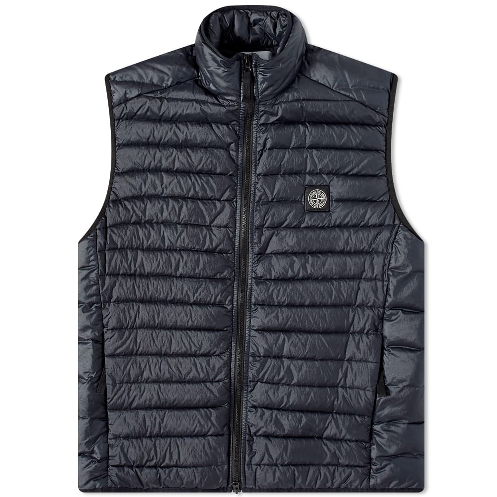 Жилетка Stone Island Patch Nylon Down Gilet Тъмно синьо | 7715G0224-V0020, 0