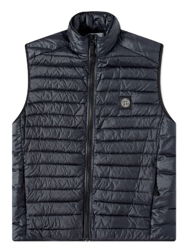 Жилетка Stone Island Patch Nylon Down Gilet Тъмно синьо | 7715G0224-V0020