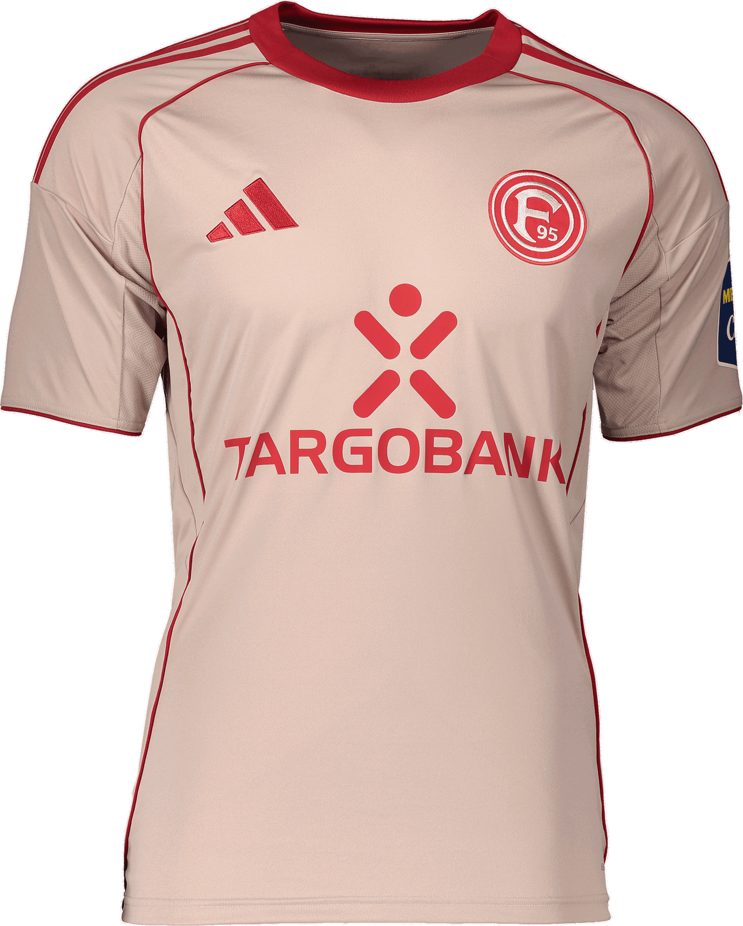 Фланелка adidas Originals Adidas Fortuna Düsseldorf 3rd Jersey 2025/26 Бежово | 6f95jd7378, 0
