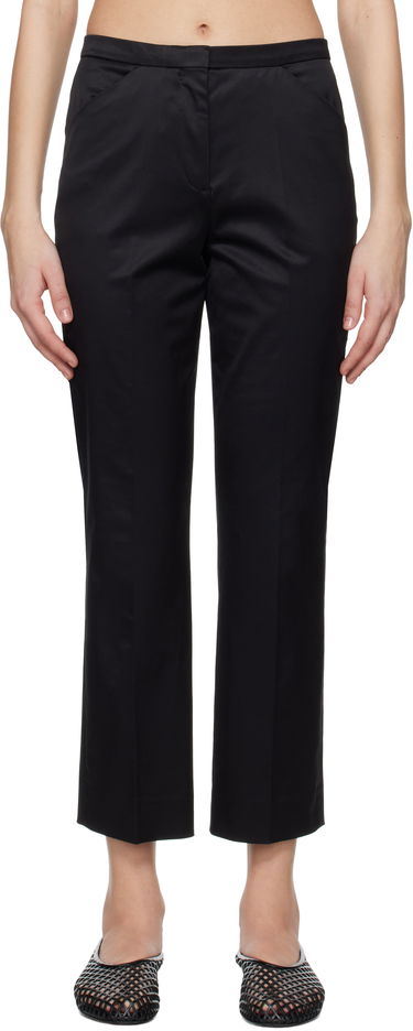 Панталони TOTEME TOTEME Cropped Straight Trousers Черно | 252-WRB0248-FB0391, 0