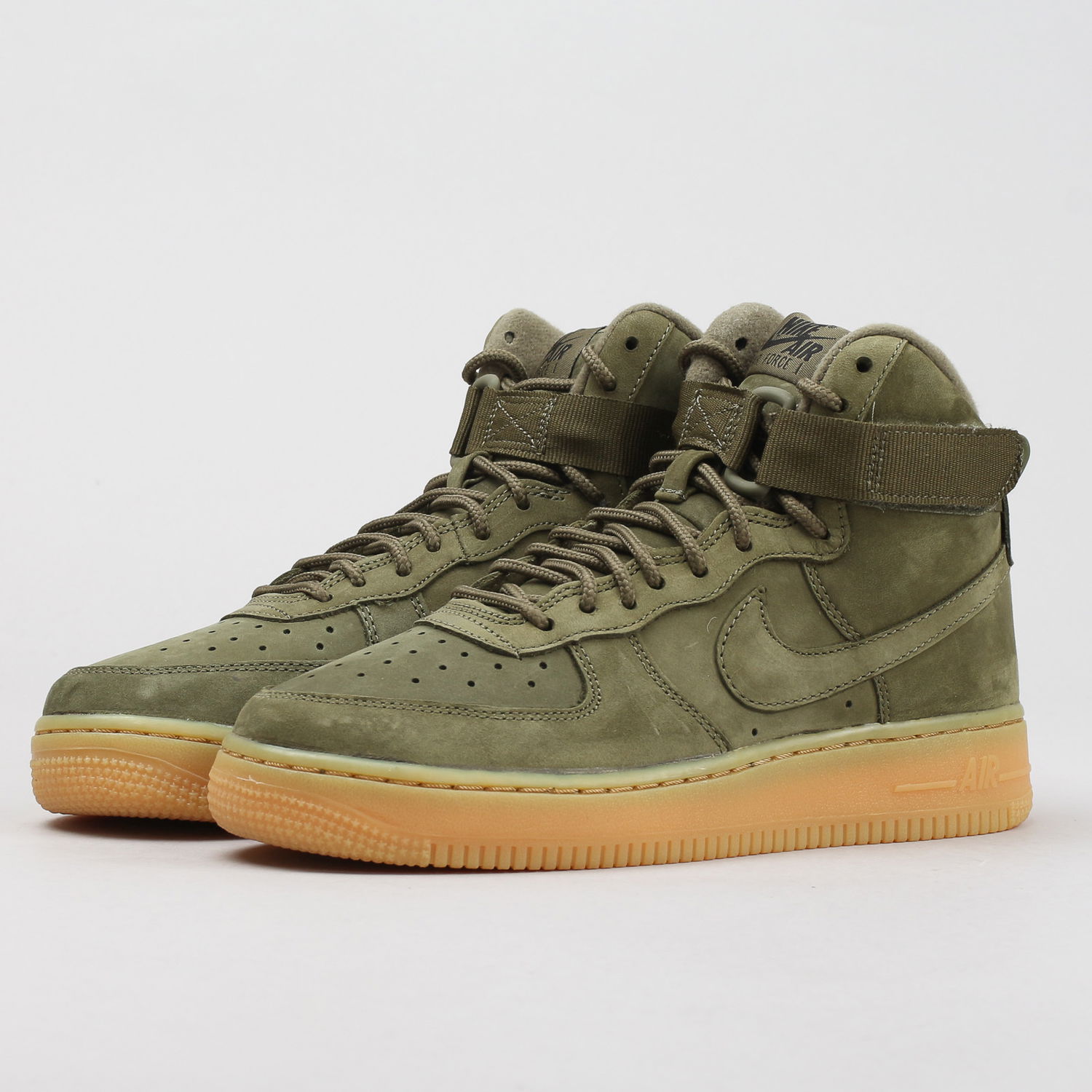 Кецове и обувки Nike Air Force 1 High WB ''Medium Olive'' GS Зелено | 922066-202, 1