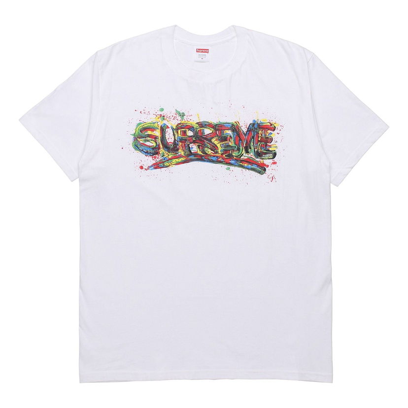 Тениска Supreme Paint Logo Graphic Tee Бяло | SUP-SS20-274