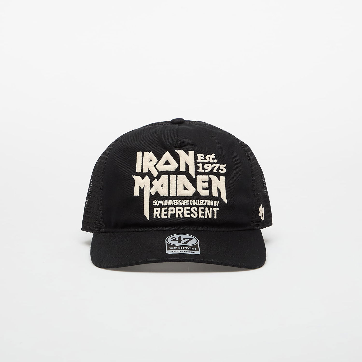 Шапка с козирка Represent Clo REPRESENT x Iron Maiden Anniversary Trucker Cap Черно | MLM100589-02, 0