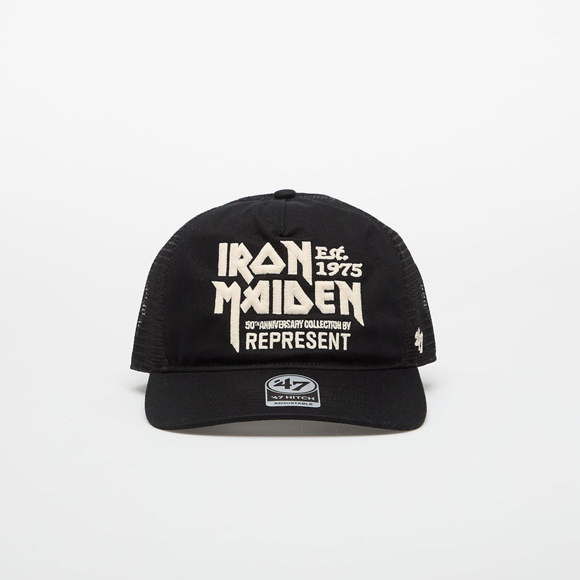Шапка с козирка Represent Clo REPRESENT x Iron Maiden Anniversary Trucker Cap Черно | MLM100589-02